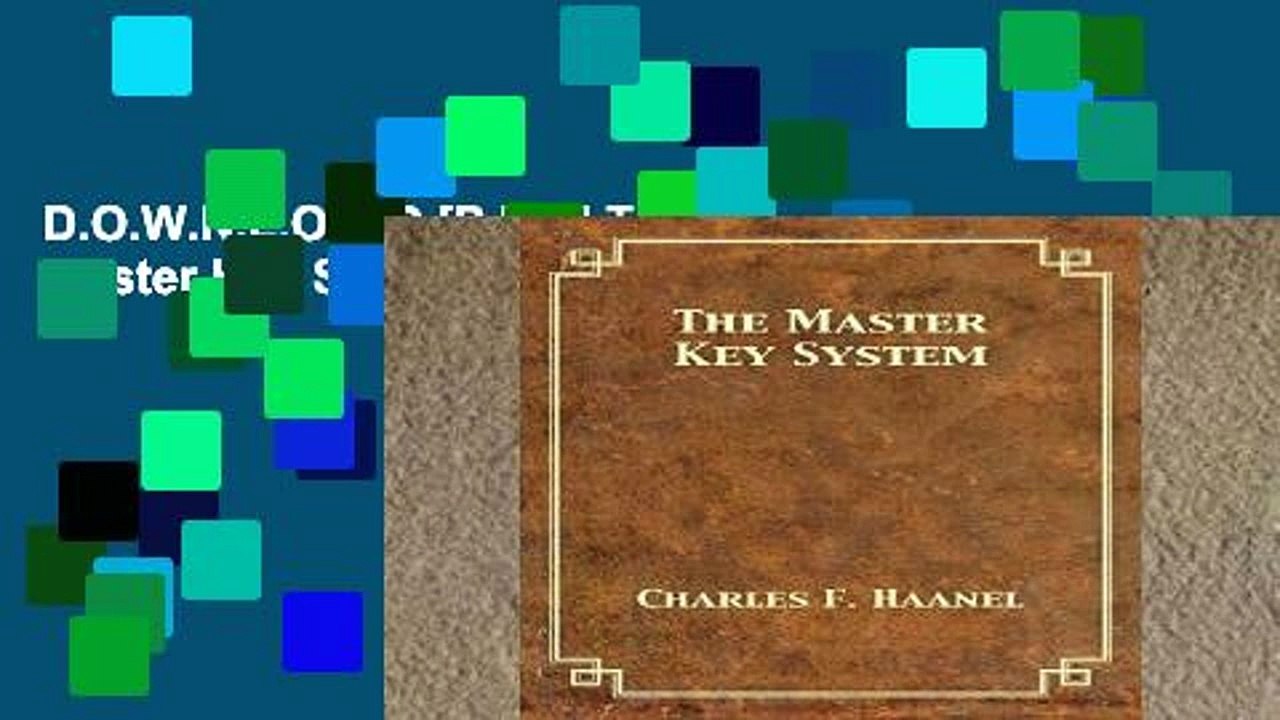 D.O.W.N.L.O.A.D [P.D.F] The Master Key System [A.U.D.I.O.B.O.O.K]