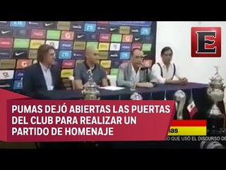 Pumas dice adiós a Darío Verón