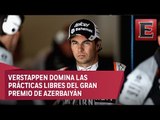 Sergio Pérez quedó en séptimo lugar de la F1