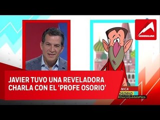Javier Alarcón charló con el 'Profe Osorio'