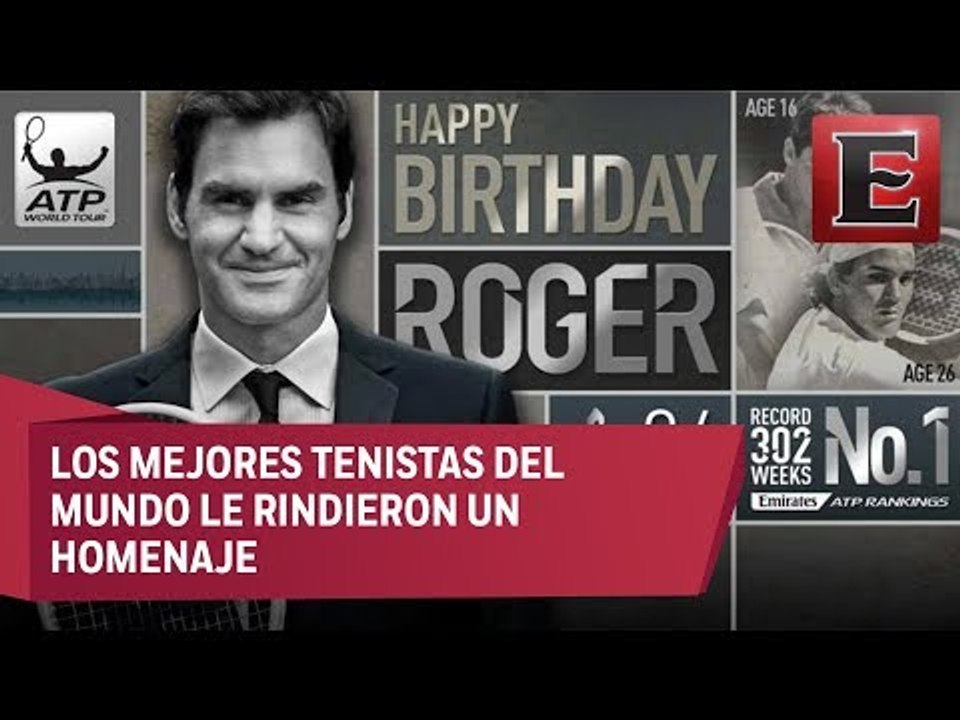 Roger Federer cumple 36 años