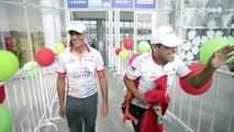 مغربيان يصلان إلى المغرب بعد رحلة إلى الصين على متن دراجة تعمل بالطاقة الشمسية أحدهما من ذوي الاحتياجات الخاصة