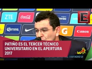 Presentan a David Patiño como nuevo Técnico de los Pumas