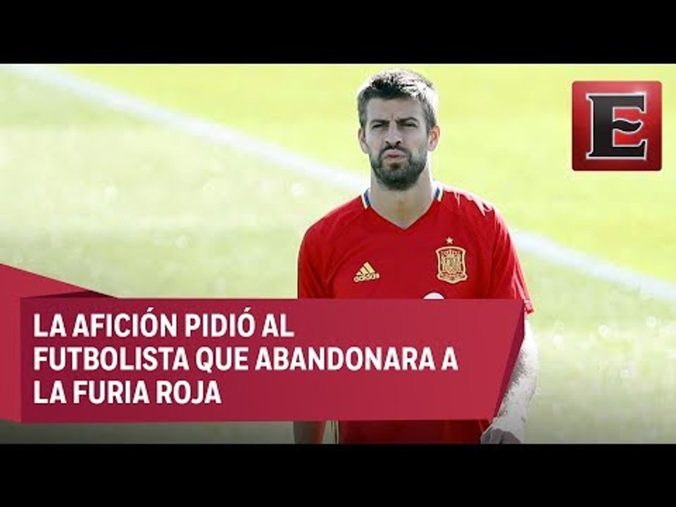 Abuchean a Piqué durante entrenamiento de la Selección de España