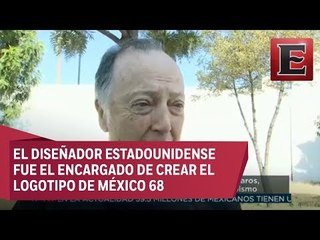Lance Wyman habla sobre el aniversario de los Juegos Olímpicos de México 68