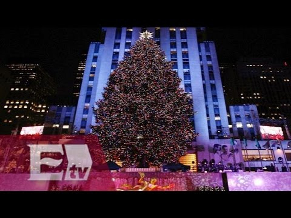 Prenden árbol de Navidad en el Rockefeller Center y Mariah Carey hace desplantes / Función