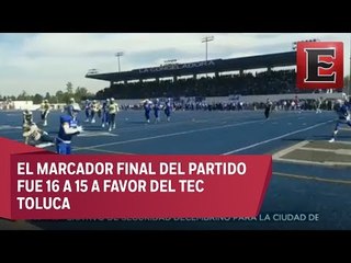 Espectacular jugada en el Tazón de Campeones de la LFA