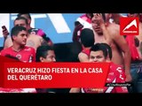 Los aficionados de Veracruz festejaron en Querétaro