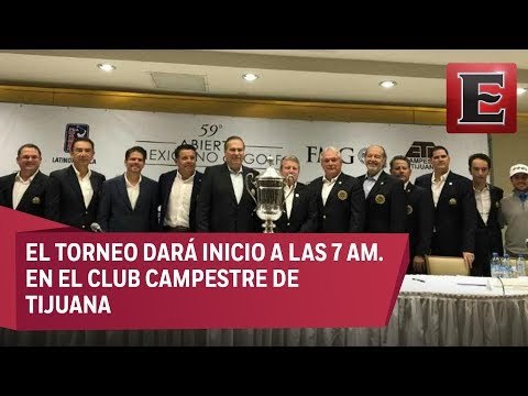 Detalles previos al inicio del Abierto Mexicano de Golf