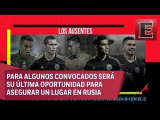 Novedades y cuestionados en la convocatoria de la Selección Mexicana
