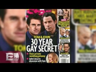 Revista de estadounidense asegura que Tom Cruise y Jhon Travolta tienen un arelación / Lof cinema