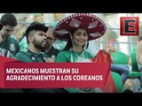 Así se vivió el partido México vs Suecia en el pabellón mexicano en Moscú