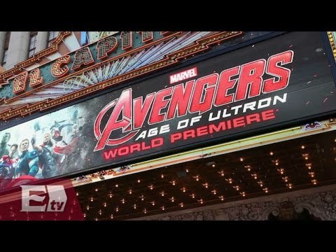 Se lleva a cabo premier de la película 'Avengers: Age of Ultron'
