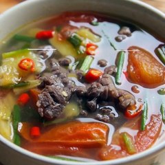 Món ngon mỗi ngày: Cách nấu CANH THỊT BÒ THƠM CÀ bổ dưỡng