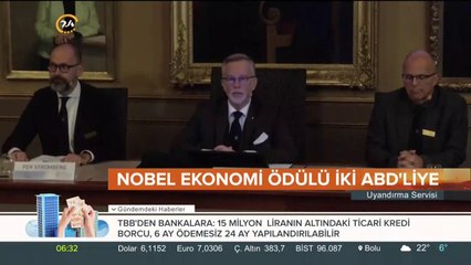 William Nordhaus ve Paul Romer kazandı