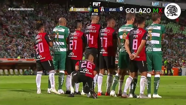 Le coup-franc panenka de Osvaldo Martinez au Mexique