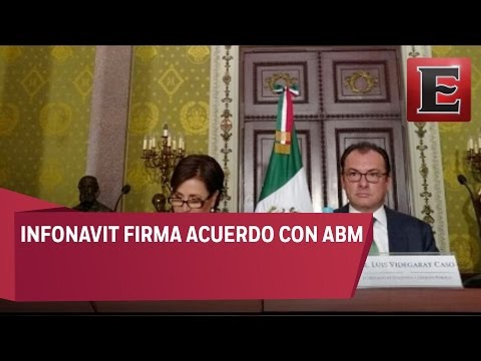 Firma Infonavit convenio con ABM