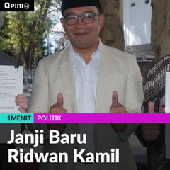 #1MENIT | Janji Baru Ridwan Kamil