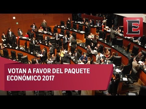 Senadores aprueban ley de ingresos 2017