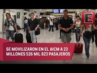 Sube 8% el tráfico de pasajeros en el AICM durante el primer semestre de 2016