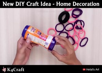 New DIY Craft Idea - Home Decoration Idea via: Hetal's Art,