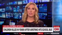 BREAKING NEWS CHILDREN KILLED IN YEMEN AFTER AIRSTRIKE HITS SCHOOL BUS. CNN