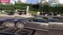 TEM Otoyolu’nda 'rögar kapağı' kazası: 3 araç birbirine girdi