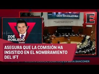 Zoé Robledo habla sobre la legislación en telecomunicaciones