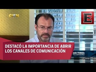 Videgaray  y la comunicación con Estados Unidos