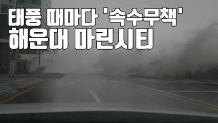 [자막뉴스] 태풍 때마다 '속수무책'...해운대 마린시티 / YTN