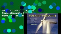 D.O.W.N.L.O.A.D [P.D.F] Wind Power: Renewable Energy for Home, Farm and Business [A.U.D.I.O.B.O.O.K]