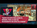 Sergio Negrete habla sobre la tasa de interés, la inflación y el salario mínimo