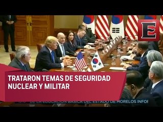 Detalles de la visita de Donald Trump a Corea del Sur
