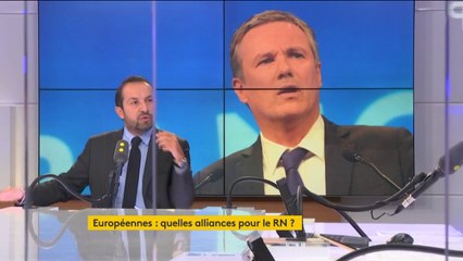 Européennes : "Nicolas Dupont-Aignan a peut-être peur que sa circonscription disparaisse" (S.Chenu)