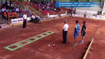 Demi-finales, tir de précision, Euro masculin, Alassio 2018