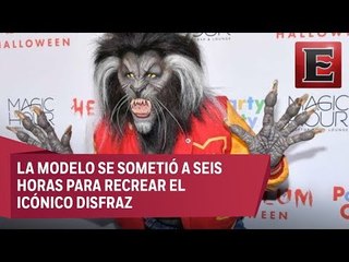 Heidi Klum vuelve a sorprender con su disfraz de Halloween