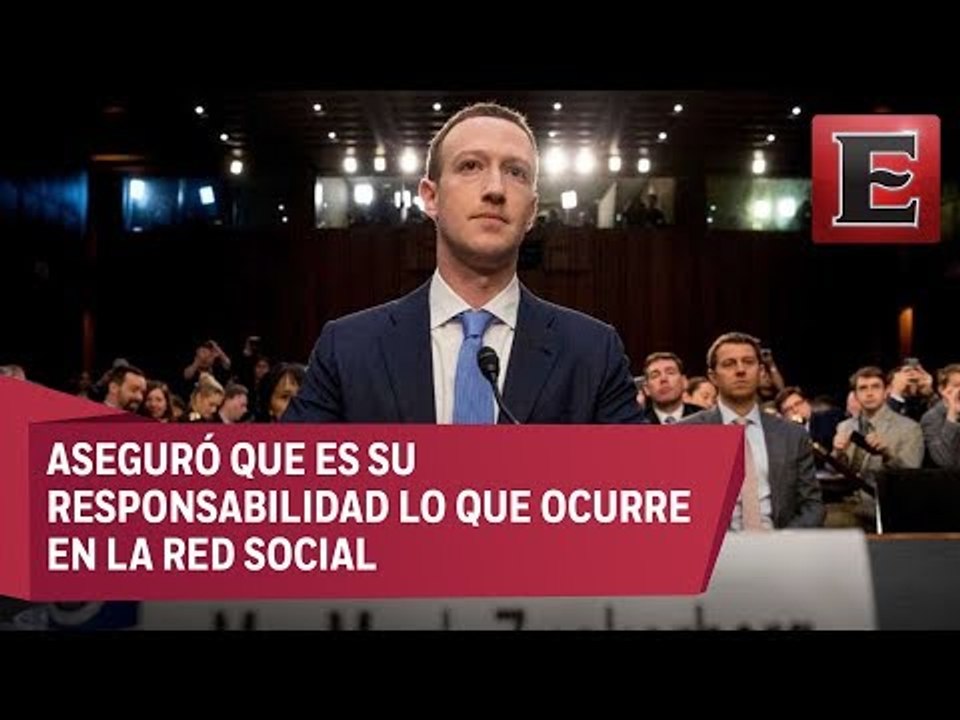 Zuckerberg comparece ante Congreso de Estados Unidos