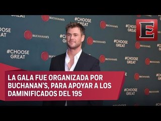 Chris Hemsworth asistió a gala benéfica en México