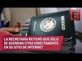 SRE revela estafas en trámite de pasaportes