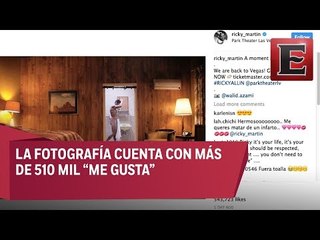 Ricky Martin anuncia regreso a Las Vegas con desnudo