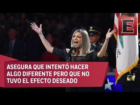 Fergie ofrece disculpas por su interpretación del Himno