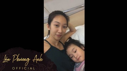 Lều Phương Anh livestream tới giờ thèm ăn cùng con gái