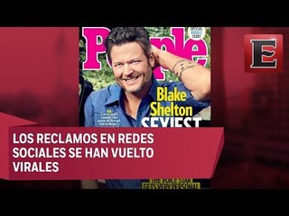 Blake Shelton crea polémica al ser nombrado el hombre más sexy de People