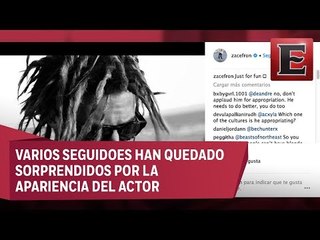 Zac Efron cambió de look radialmente