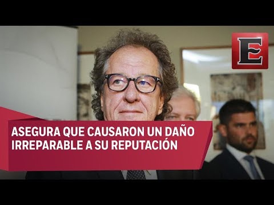 Geoffrey Rush demanda a publicación por difamación