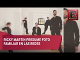 Ricky Martin comparte foto con su prometido y sus hijos
