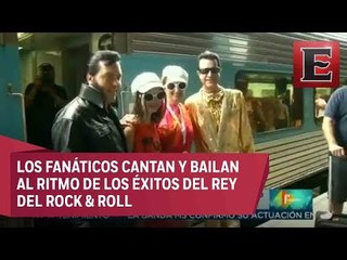 Fans de Elvis Presley rinden tributo en estación de Sydney
