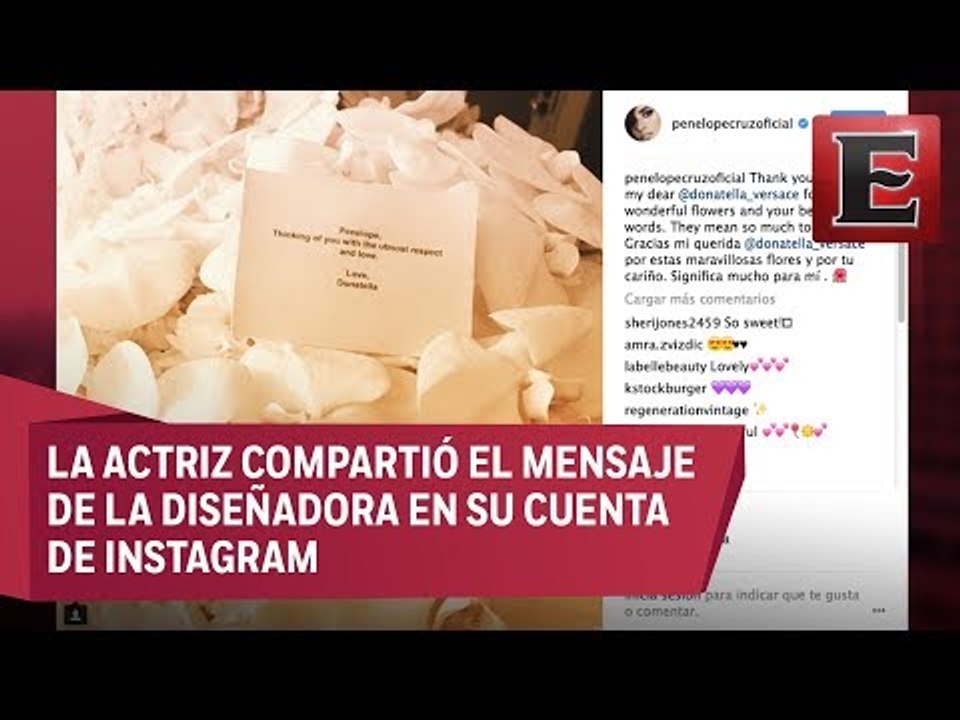 Penélope Cruz recibe aprobación de Donatella Versace