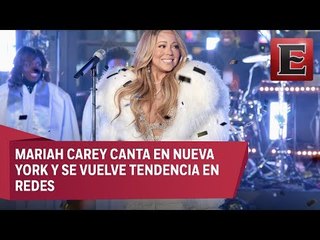Mariah Carey sorprende a todos durante su actuación en NY