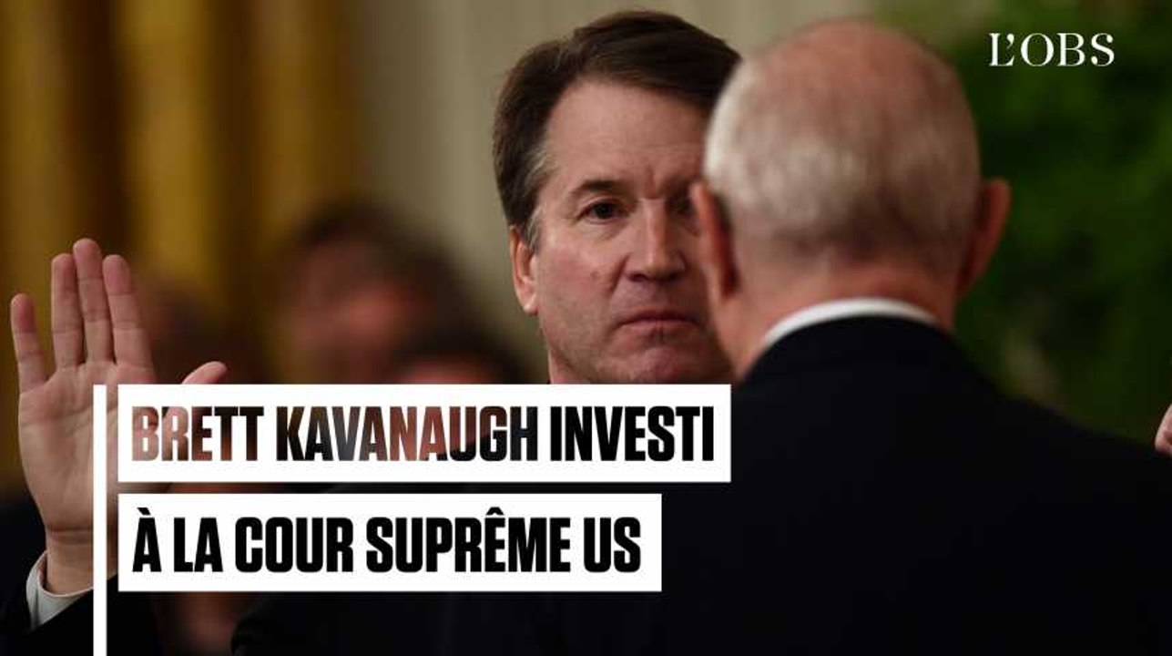 Brett Kavanaugh investi à la Cour suprême des Etats-Unis